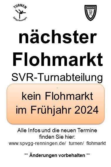 flohmarkt renningen